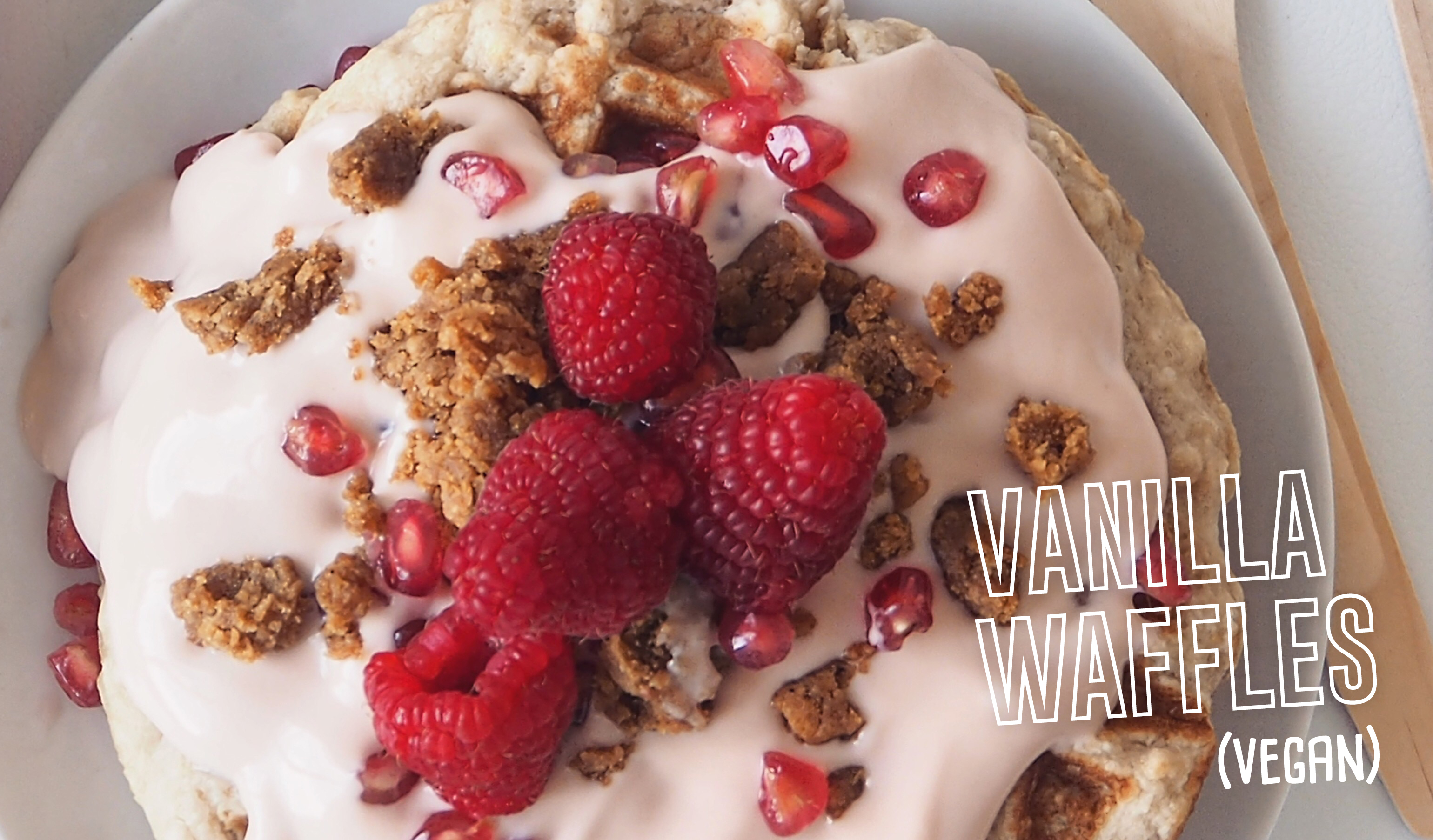 Vegan Vanilla Waffles (GlutenFree) THE MUSCLE BAKERY